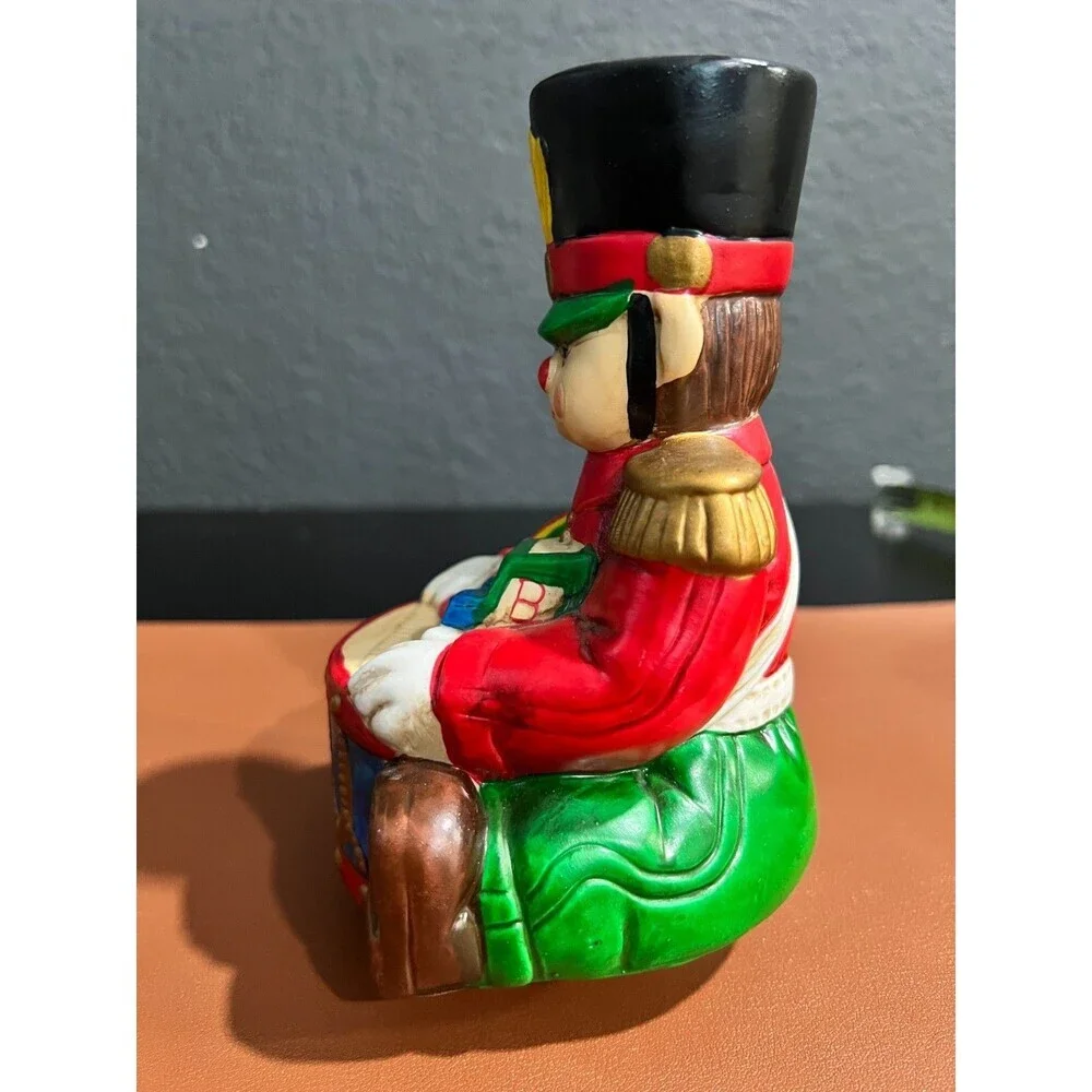 Vintage Sears Drummer Toy Solider Music Box Works plays Toy Land